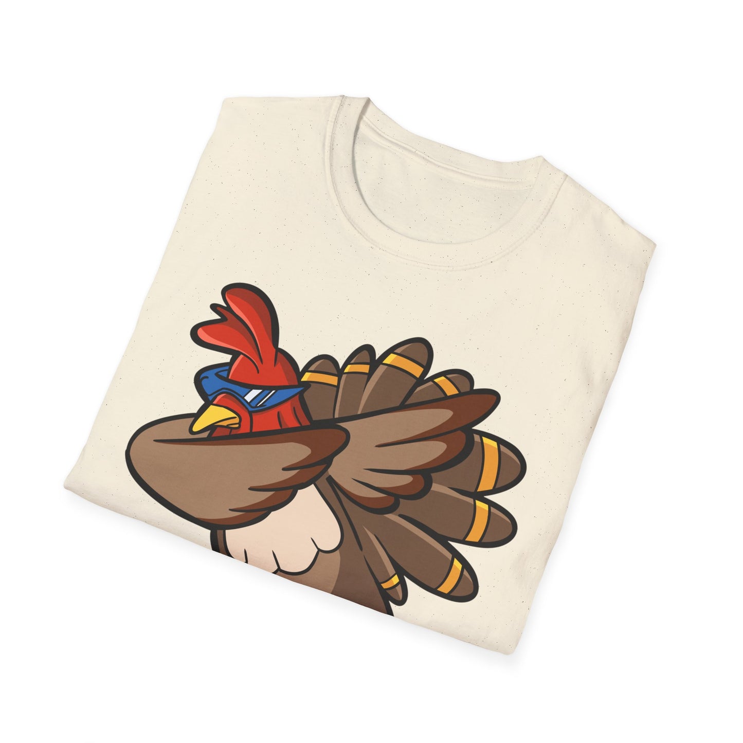 Funny Turkey Dance Unisex Softstyle T-Shirt – Perfect for Casual Wear & Gifts