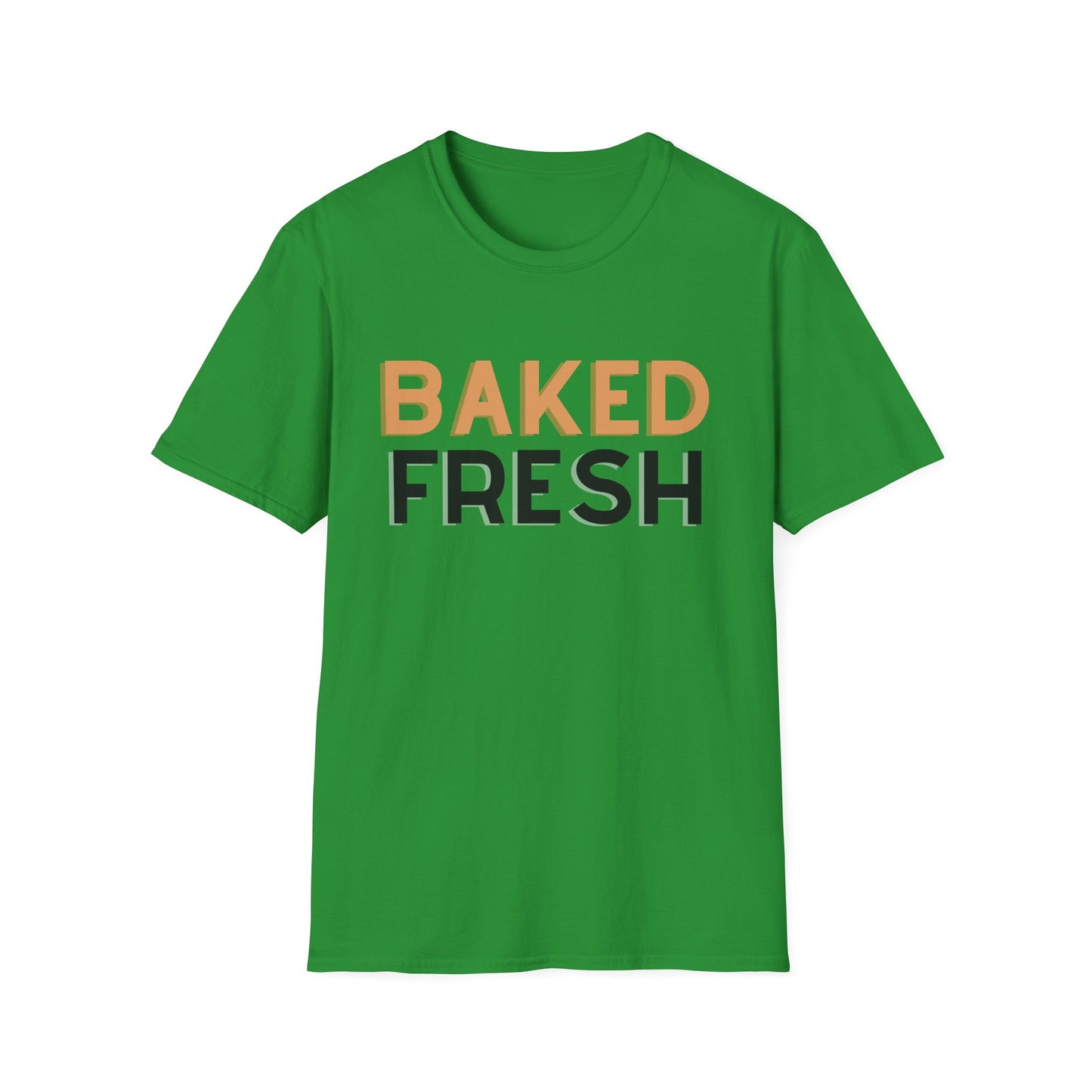 Baked Fresh Unisex Softstyle T-Shirt - Casual Bakery Inspired Tee