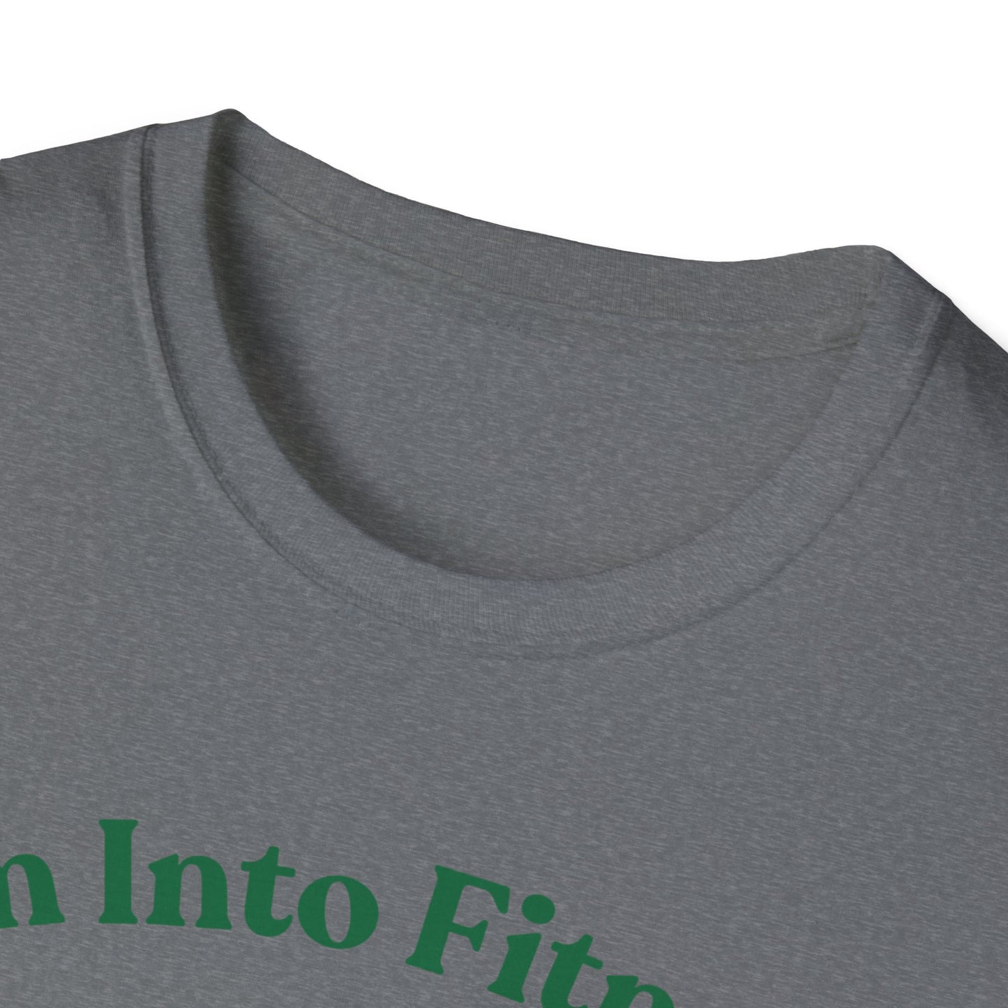Funny Foodie Unisex Softstyle T-Shirt - "I’m Into Fitness" Burrito Design