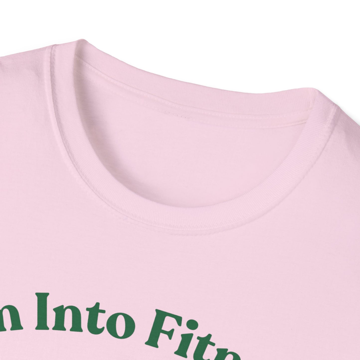 Funny Foodie Unisex Softstyle T-Shirt - "I’m Into Fitness" Burrito Design