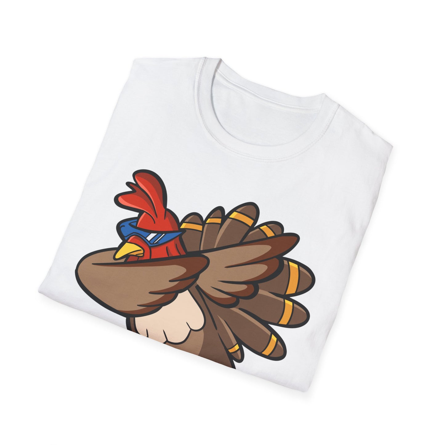 Funny Turkey Dance Unisex Softstyle T-Shirt – Perfect for Casual Wear & Gifts