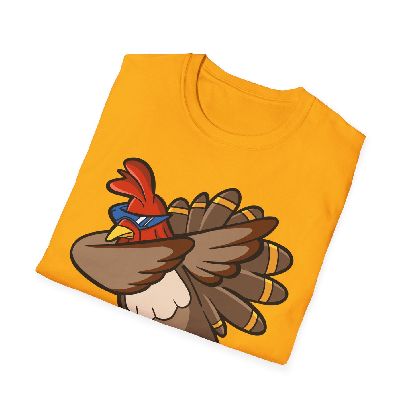 Funny Turkey Dance Unisex Softstyle T-Shirt – Perfect for Casual Wear & Gifts