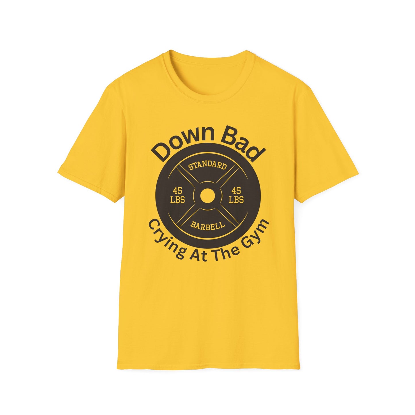 Down Bad Gym Unisex Softstyle T-Shirt