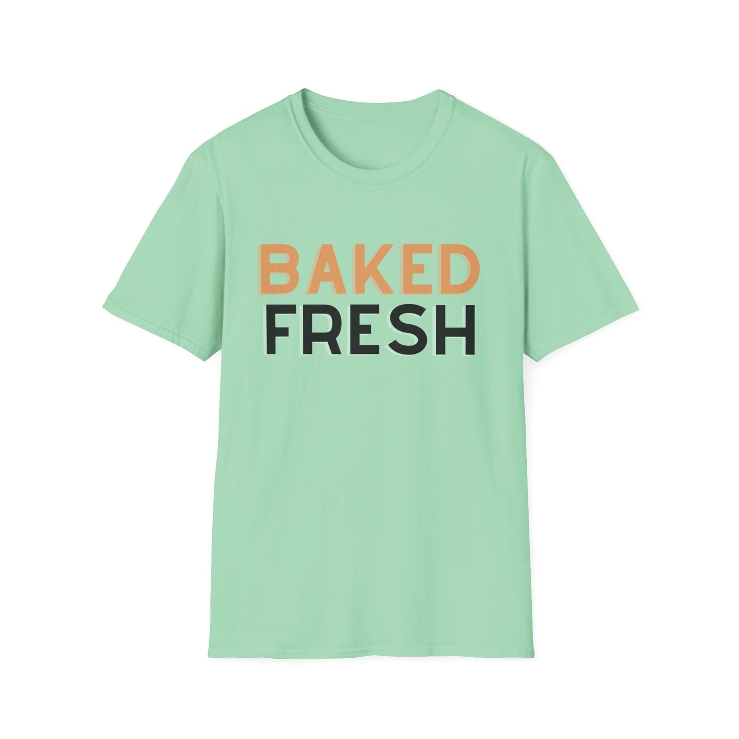 Baked Fresh Unisex Softstyle T-Shirt - Casual Bakery Inspired Tee