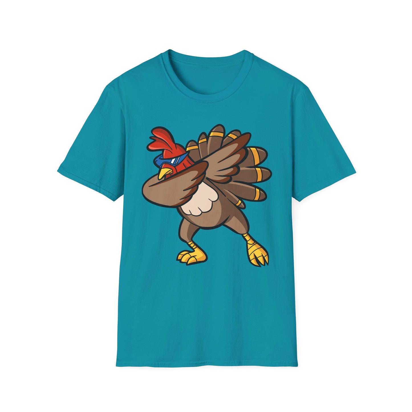 Funny Turkey Dance Unisex Softstyle T-Shirt – Perfect for Casual Wear & Gifts