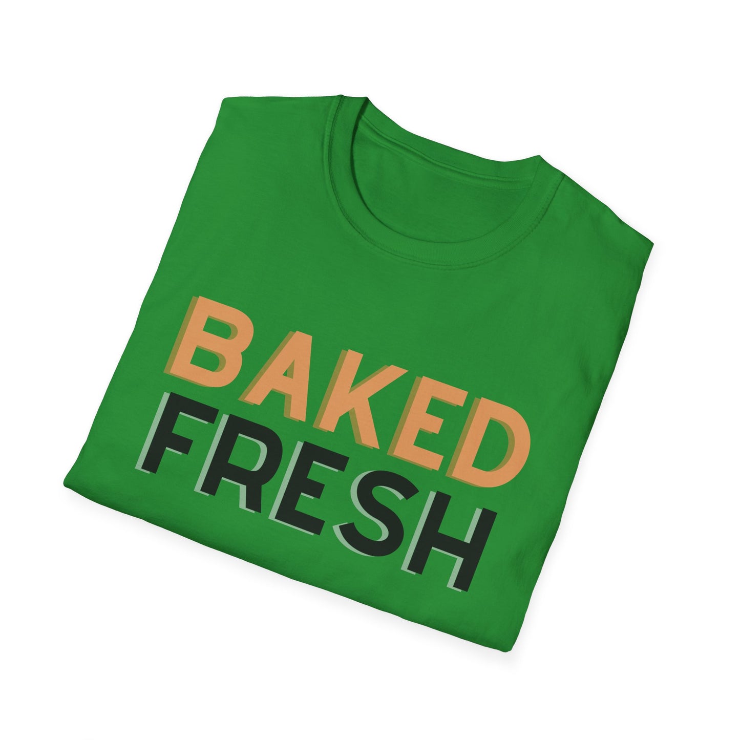 Baked Fresh Unisex Softstyle T-Shirt - Casual Bakery Inspired Tee