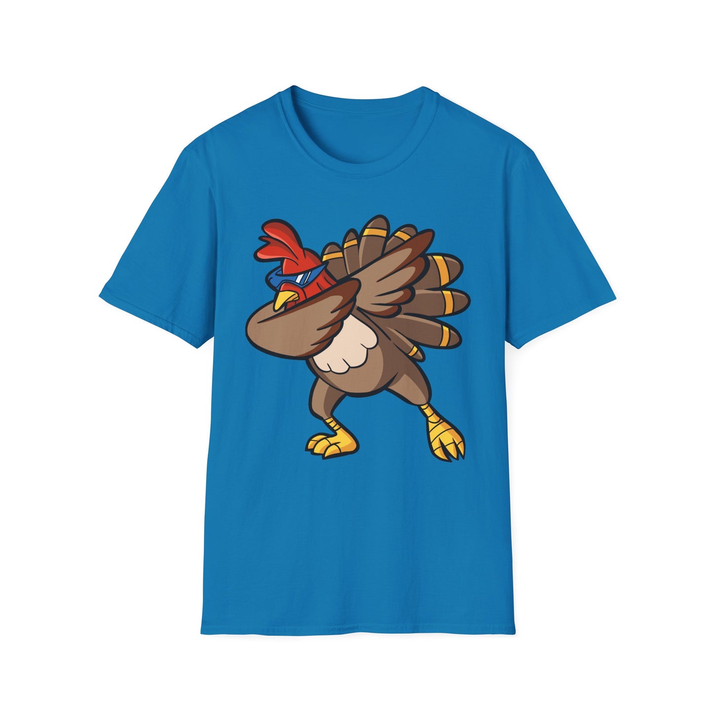 Funny Turkey Dance Unisex Softstyle T-Shirt – Perfect for Casual Wear & Gifts