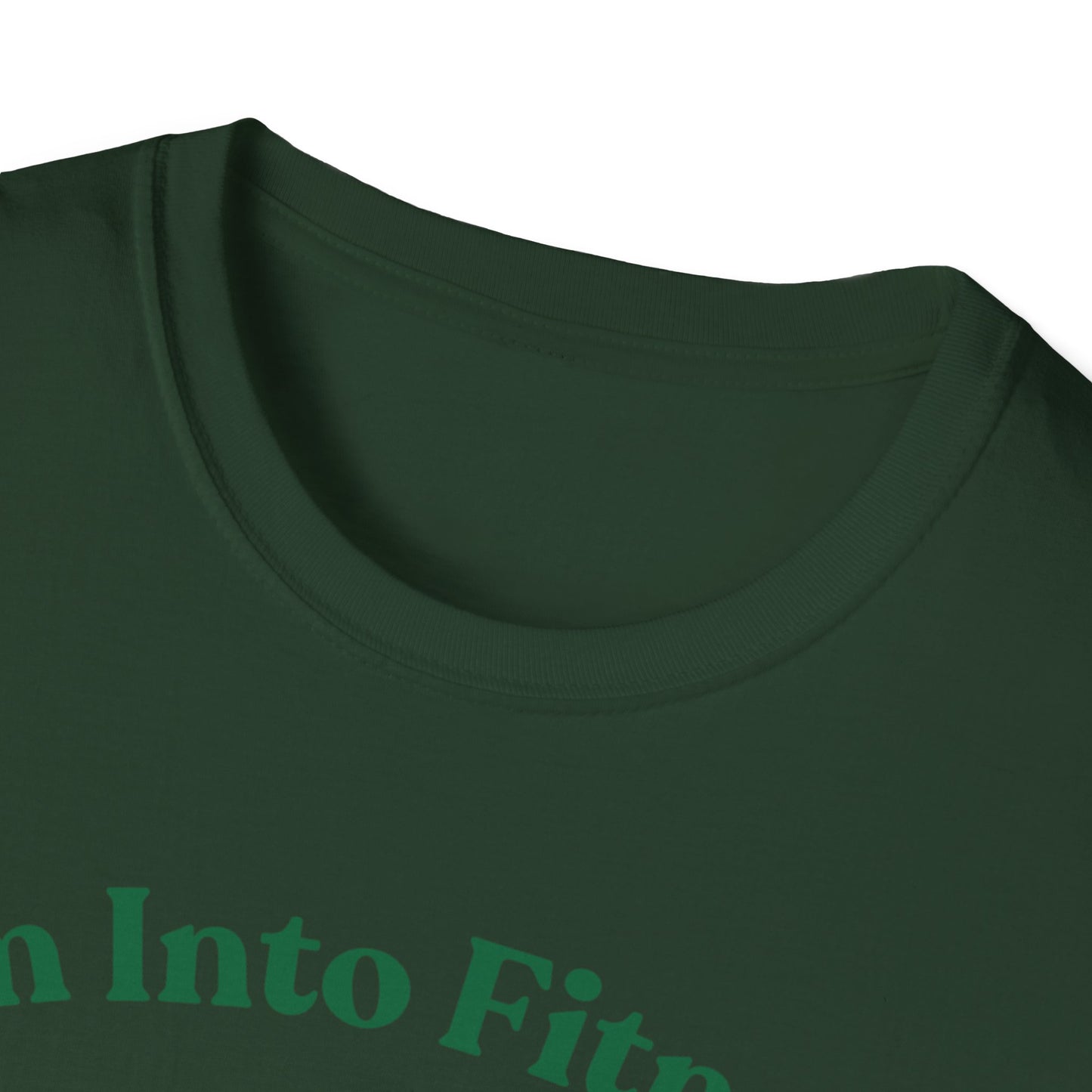 Funny Foodie Unisex Softstyle T-Shirt - "I’m Into Fitness" Burrito Design