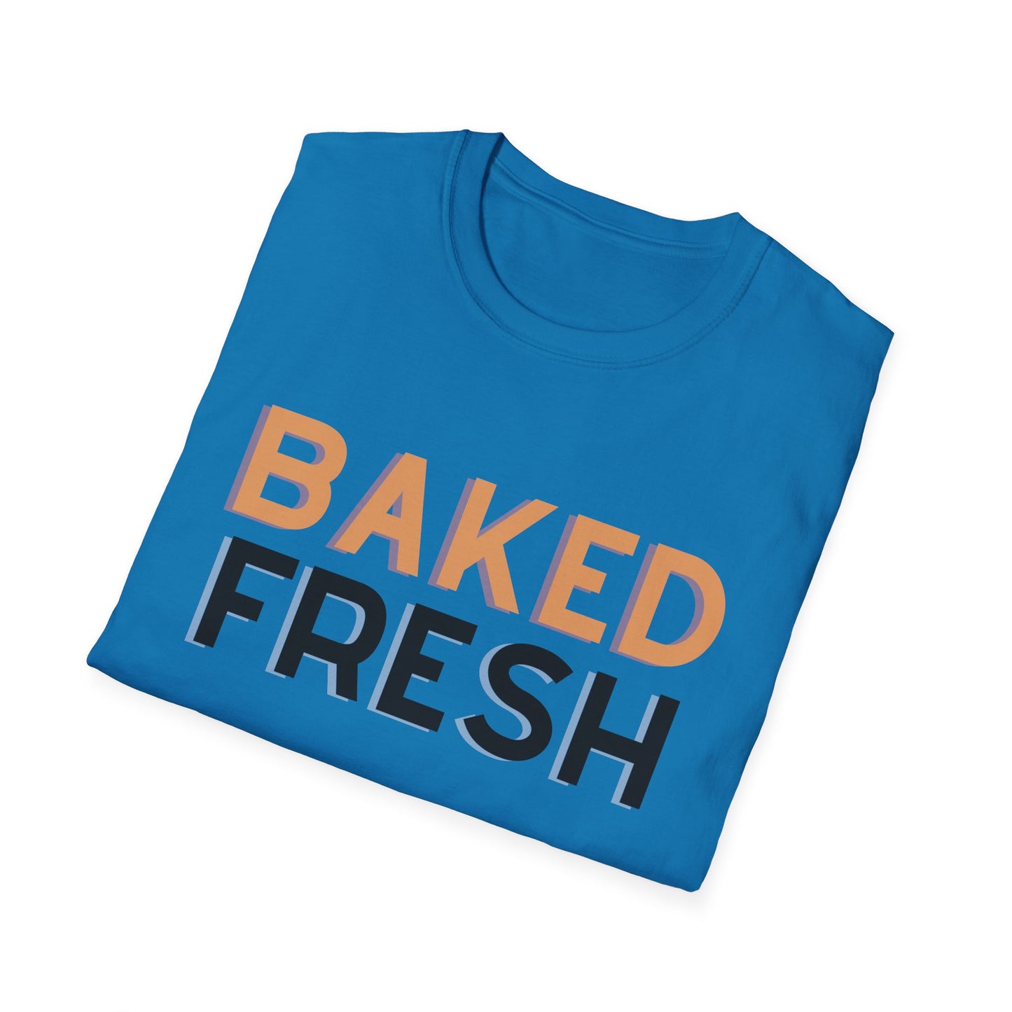 Baked Fresh Unisex Softstyle T-Shirt - Casual Bakery Inspired Tee