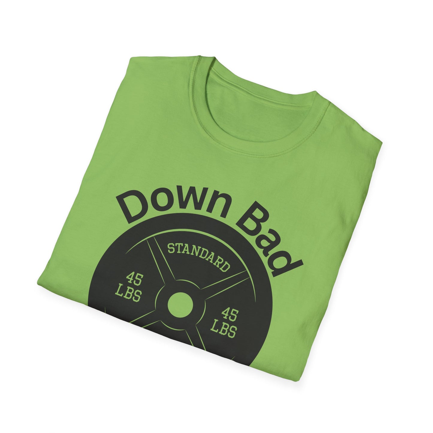 Down Bad Gym Unisex Softstyle T-Shirt