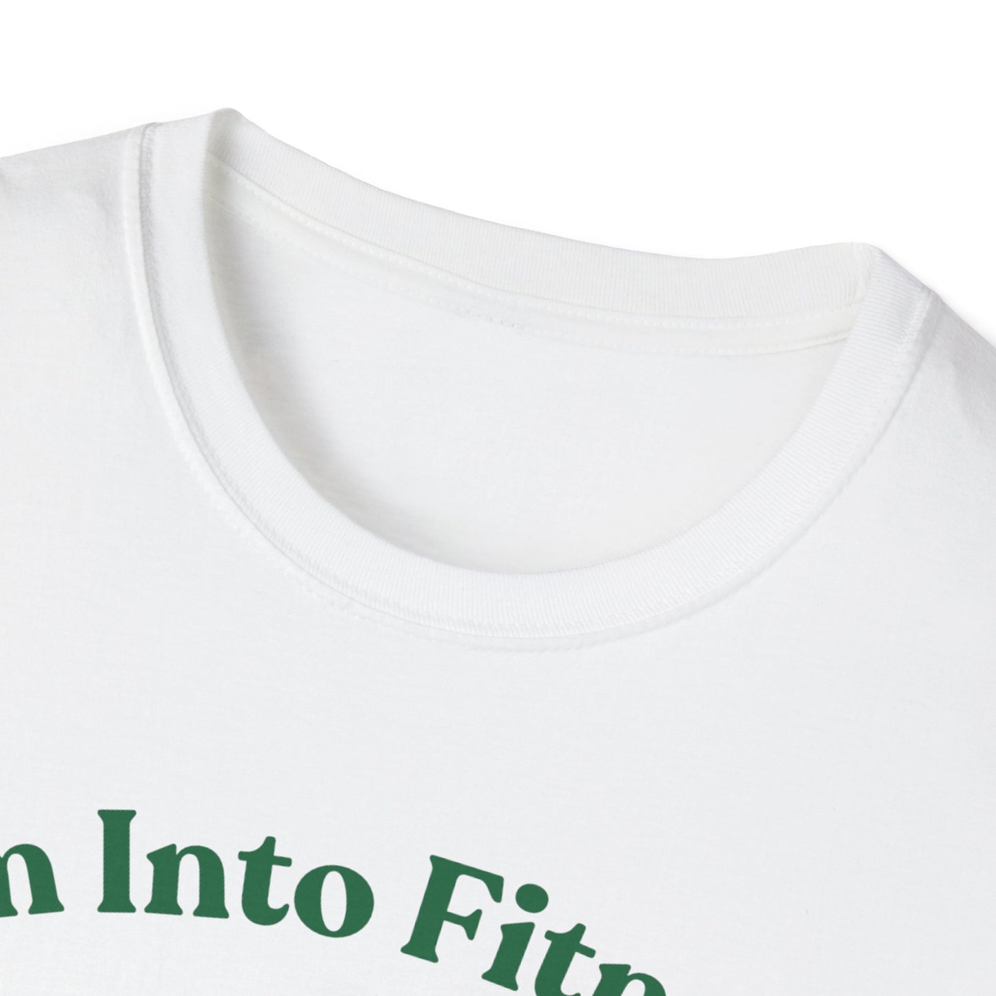 Funny Foodie Unisex Softstyle T-Shirt - "I’m Into Fitness" Burrito Design