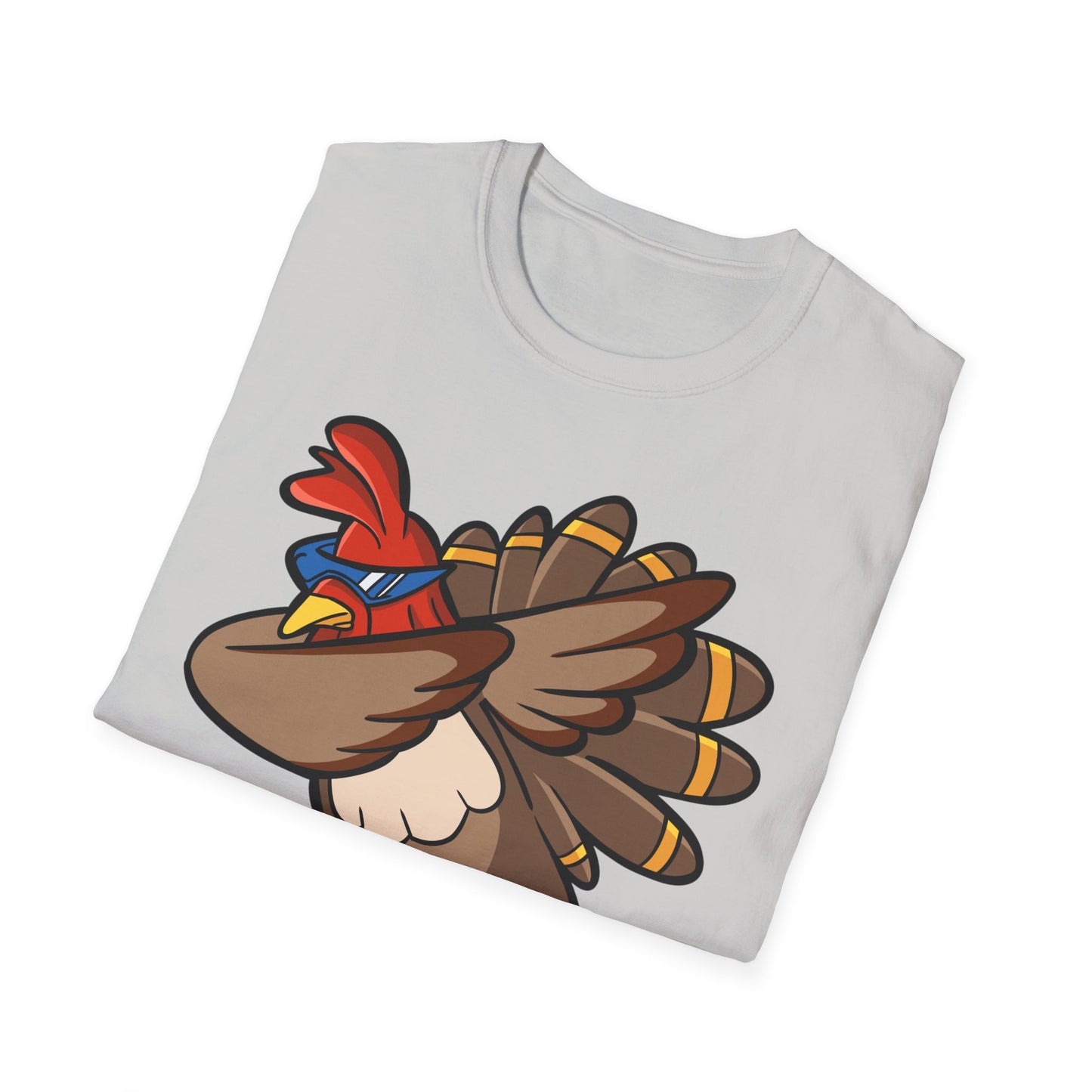 Funny Turkey Dance Unisex Softstyle T-Shirt – Perfect for Casual Wear & Gifts