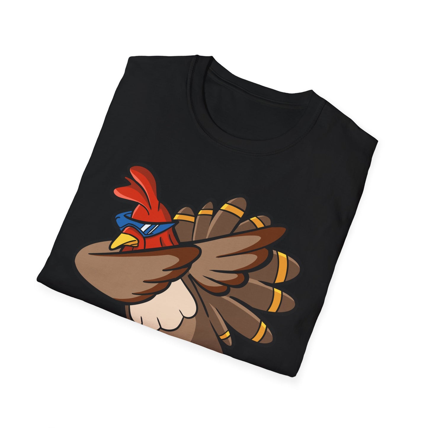 Funny Turkey Dance Unisex Softstyle T-Shirt – Perfect for Casual Wear & Gifts
