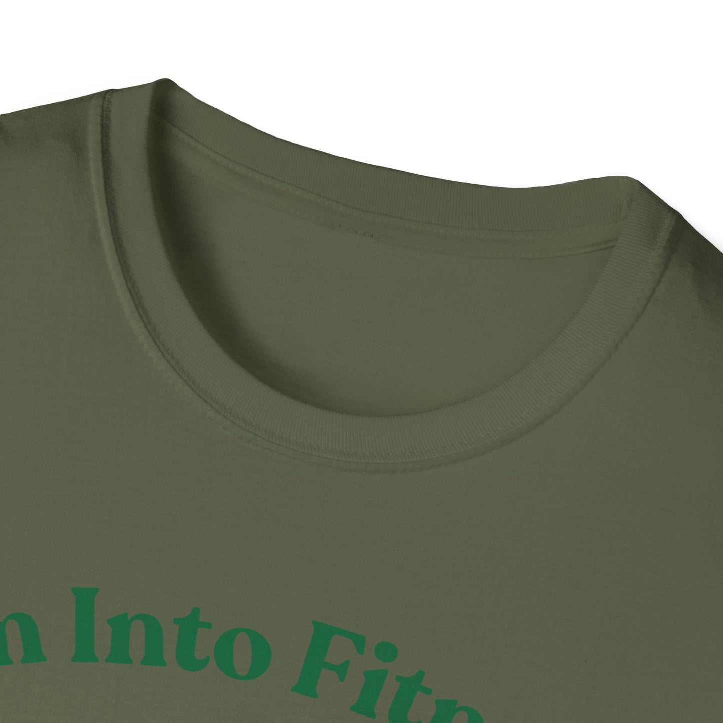 Funny Foodie Unisex Softstyle T-Shirt - "I’m Into Fitness" Burrito Design
