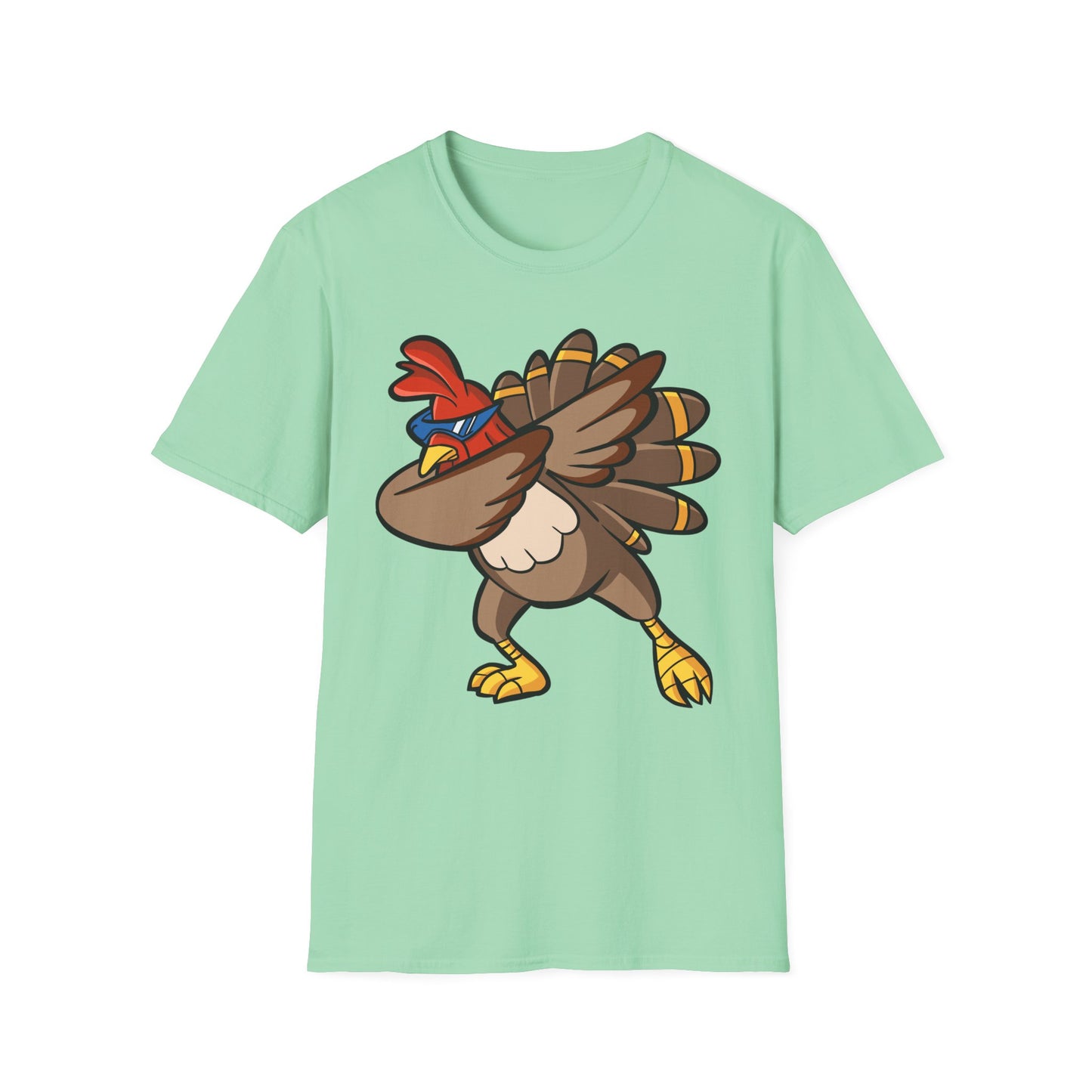 Funny Turkey Dance Unisex Softstyle T-Shirt – Perfect for Casual Wear & Gifts