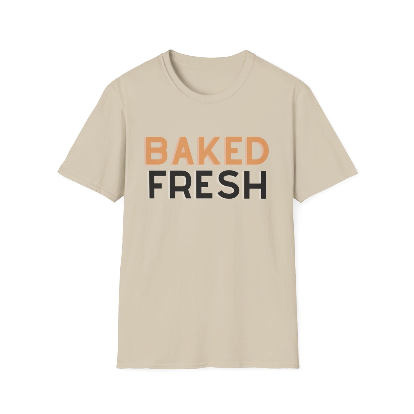 Baked Fresh Unisex Softstyle T-Shirt - Casual Bakery Inspired Tee