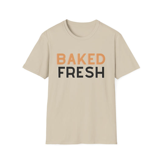 Baked Fresh Unisex Softstyle T-Shirt - Casual Bakery Inspired Tee