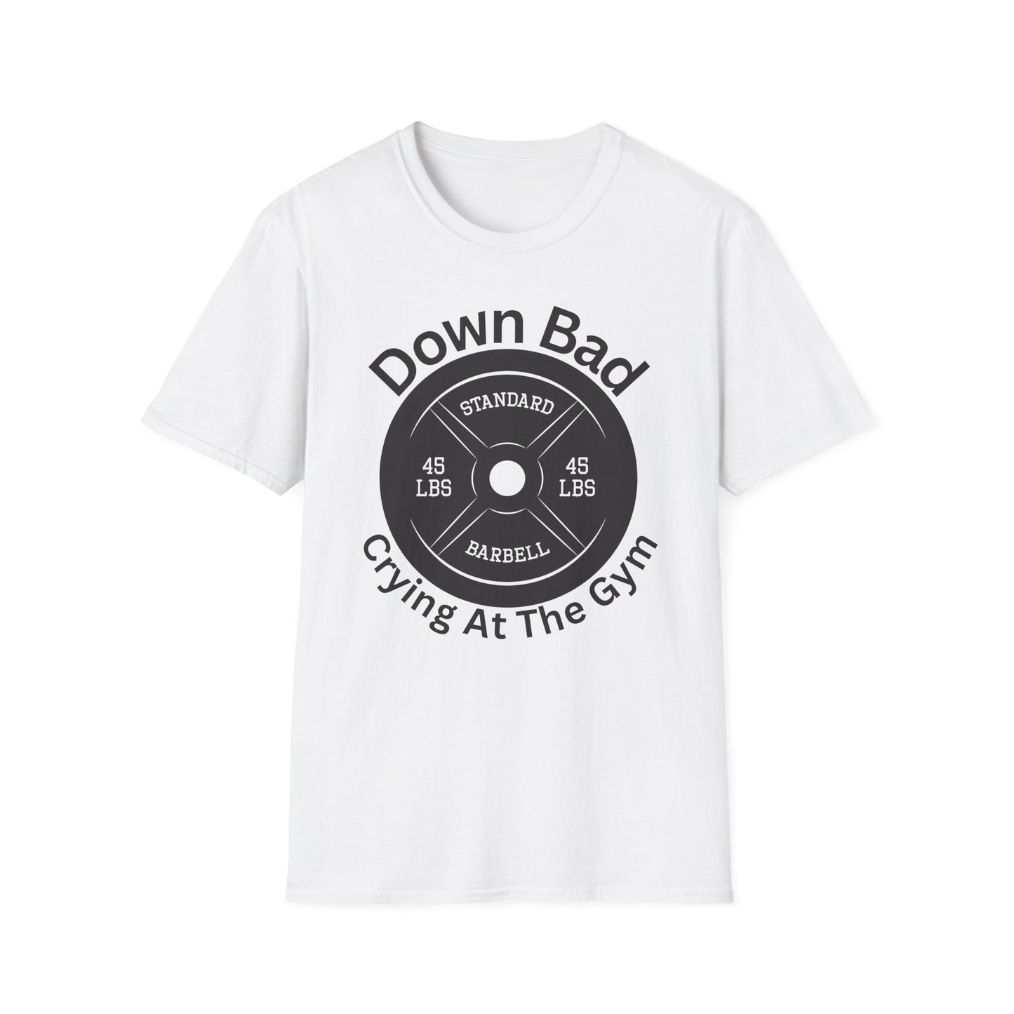 Down Bad Gym Unisex Softstyle T-Shirt