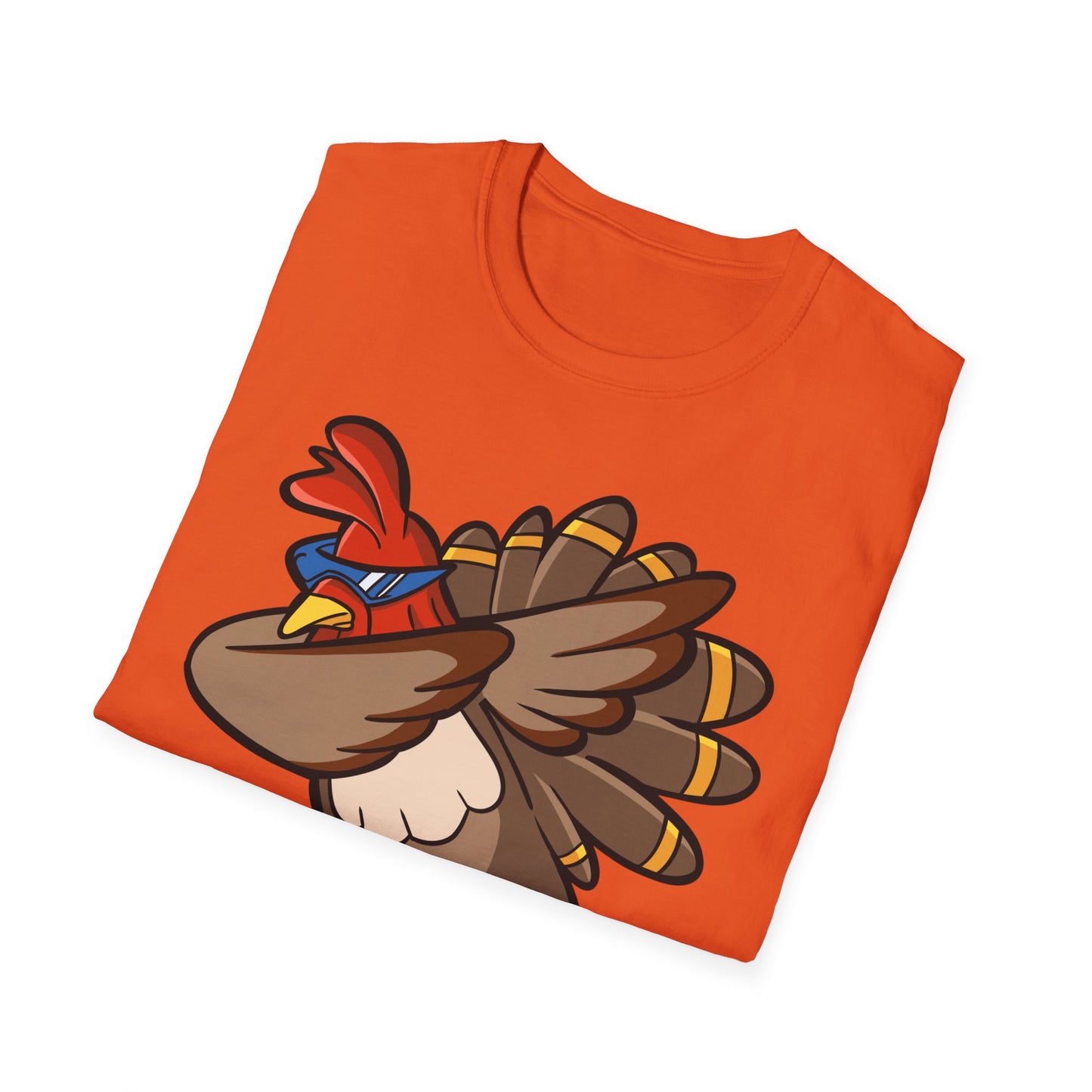 Funny Turkey Dance Unisex Softstyle T-Shirt – Perfect for Casual Wear & Gifts