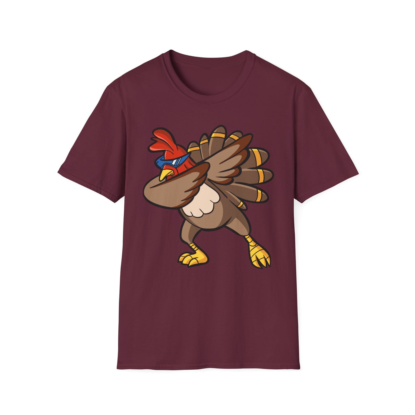 Funny Turkey Dance Unisex Softstyle T-Shirt – Perfect for Casual Wear & Gifts
