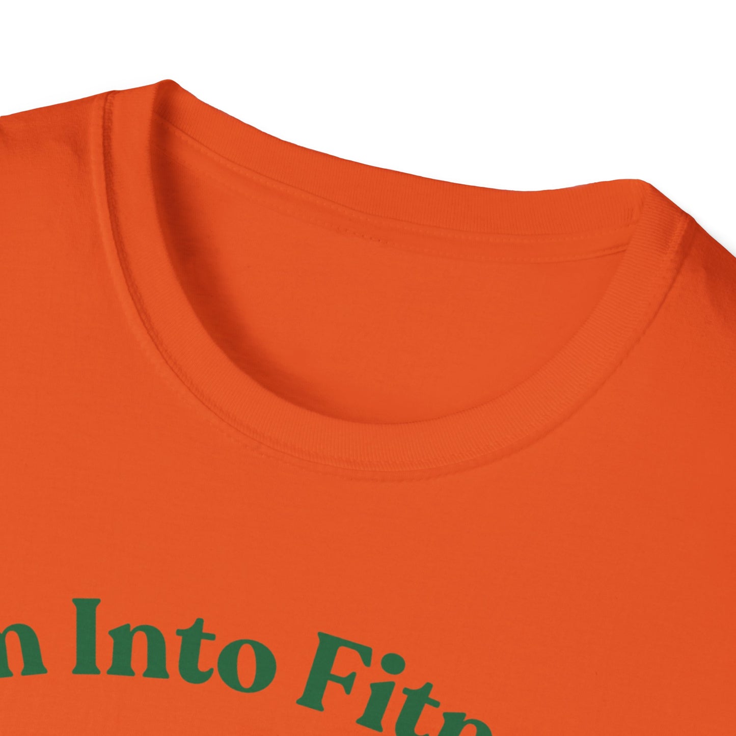 Funny Foodie Unisex Softstyle T-Shirt - "I’m Into Fitness" Burrito Design