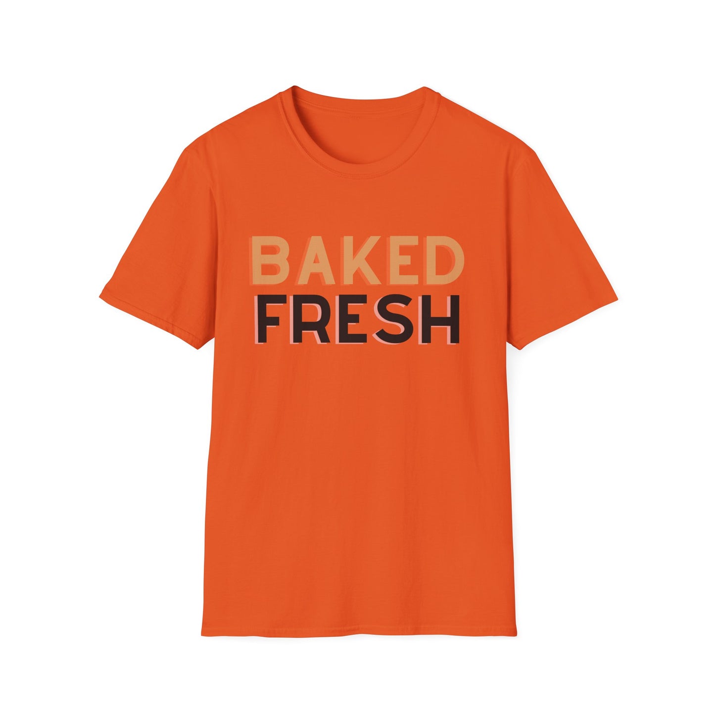 Baked Fresh Unisex Softstyle T-Shirt - Casual Bakery Inspired Tee
