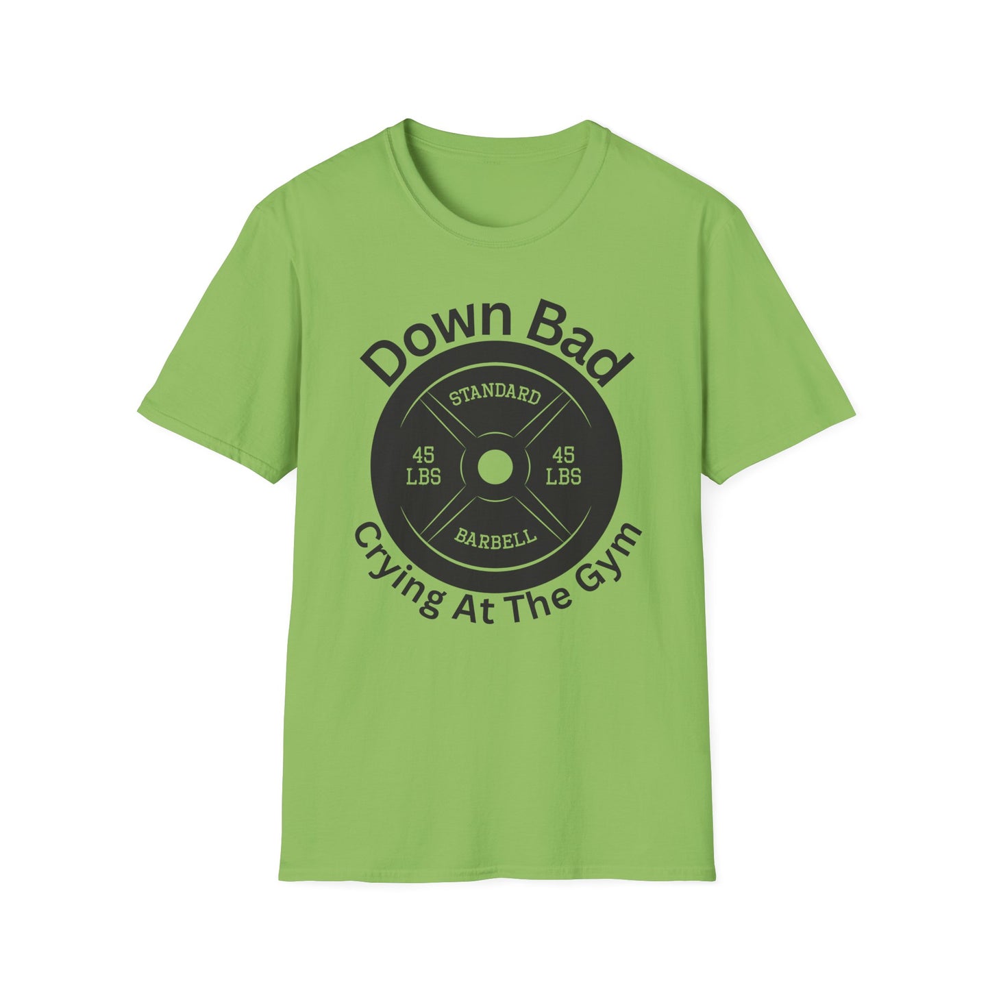 Down Bad Gym Unisex Softstyle T-Shirt