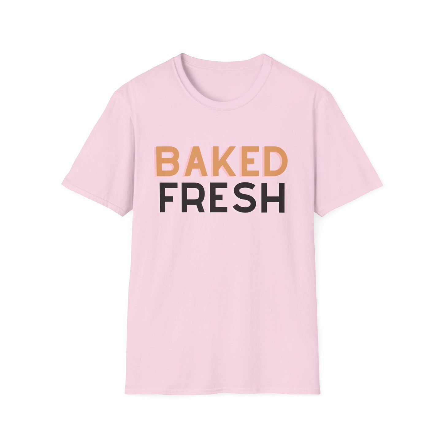 Baked Fresh Unisex Softstyle T-Shirt - Casual Bakery Inspired Tee
