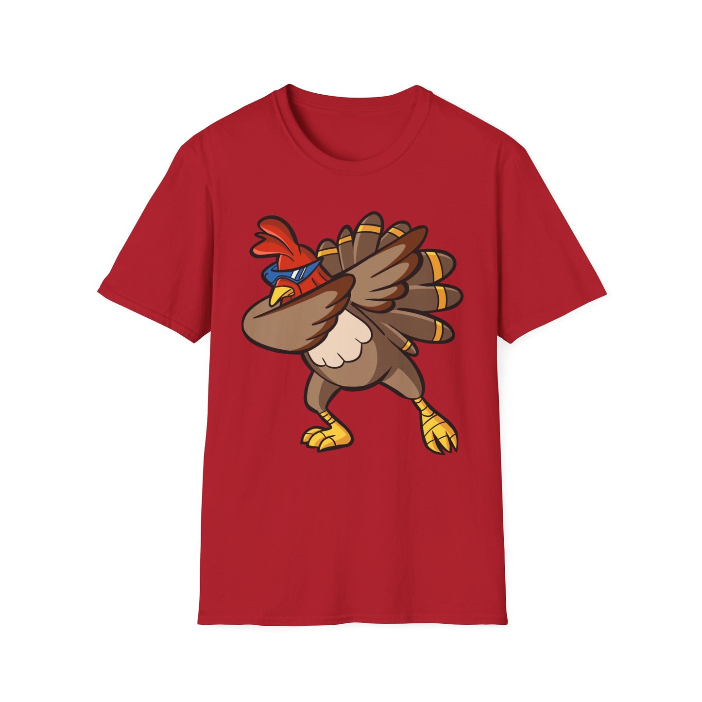 Funny Turkey Dance Unisex Softstyle T-Shirt – Perfect for Casual Wear & Gifts