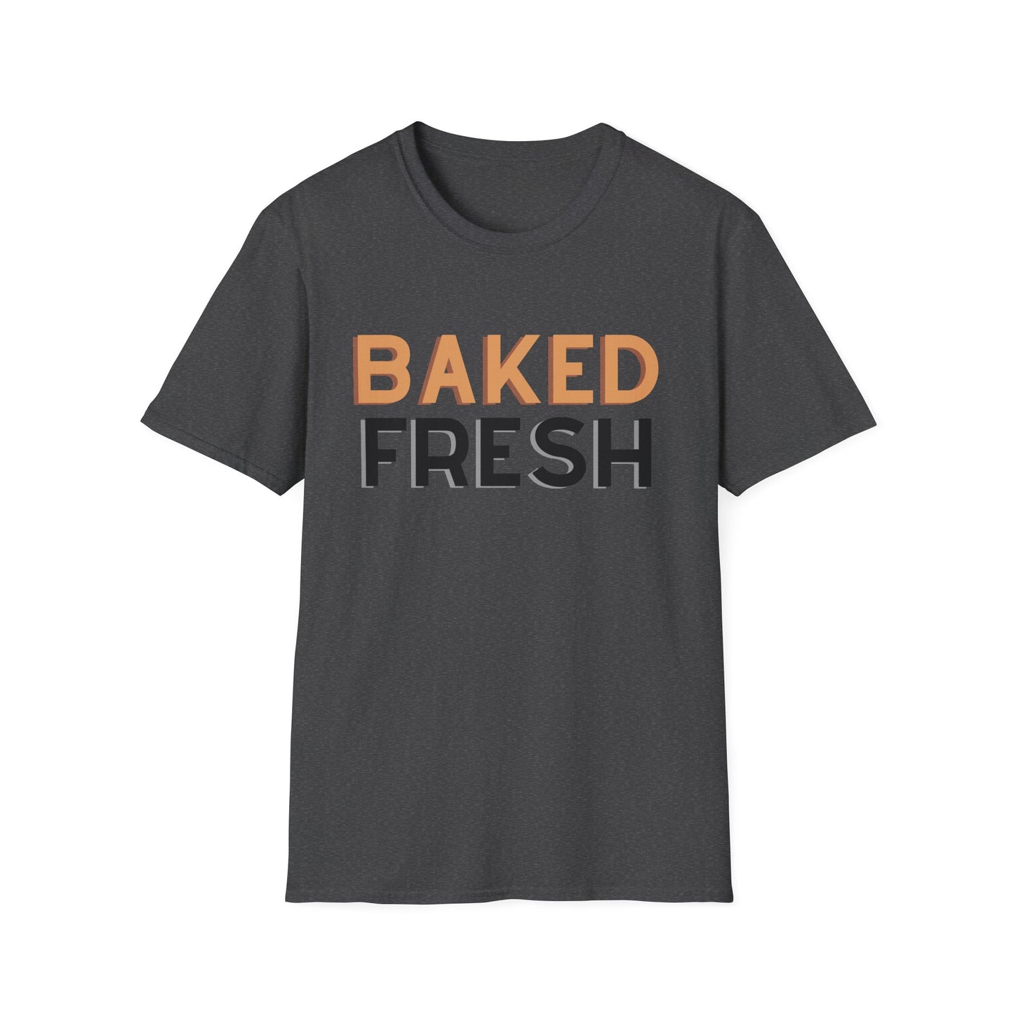 Baked Fresh Unisex Softstyle T-Shirt - Casual Bakery Inspired Tee