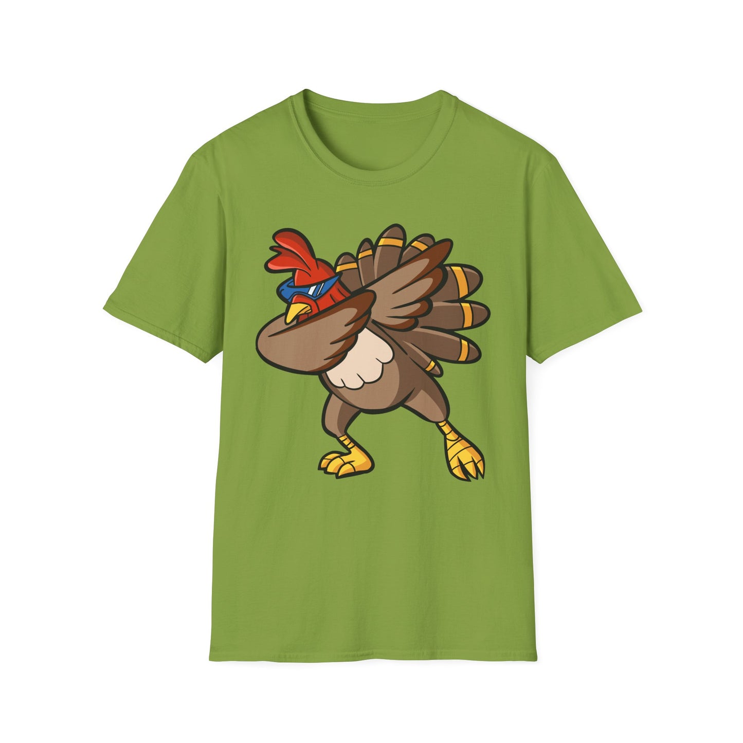 Funny Turkey Dance Unisex Softstyle T-Shirt – Perfect for Casual Wear & Gifts