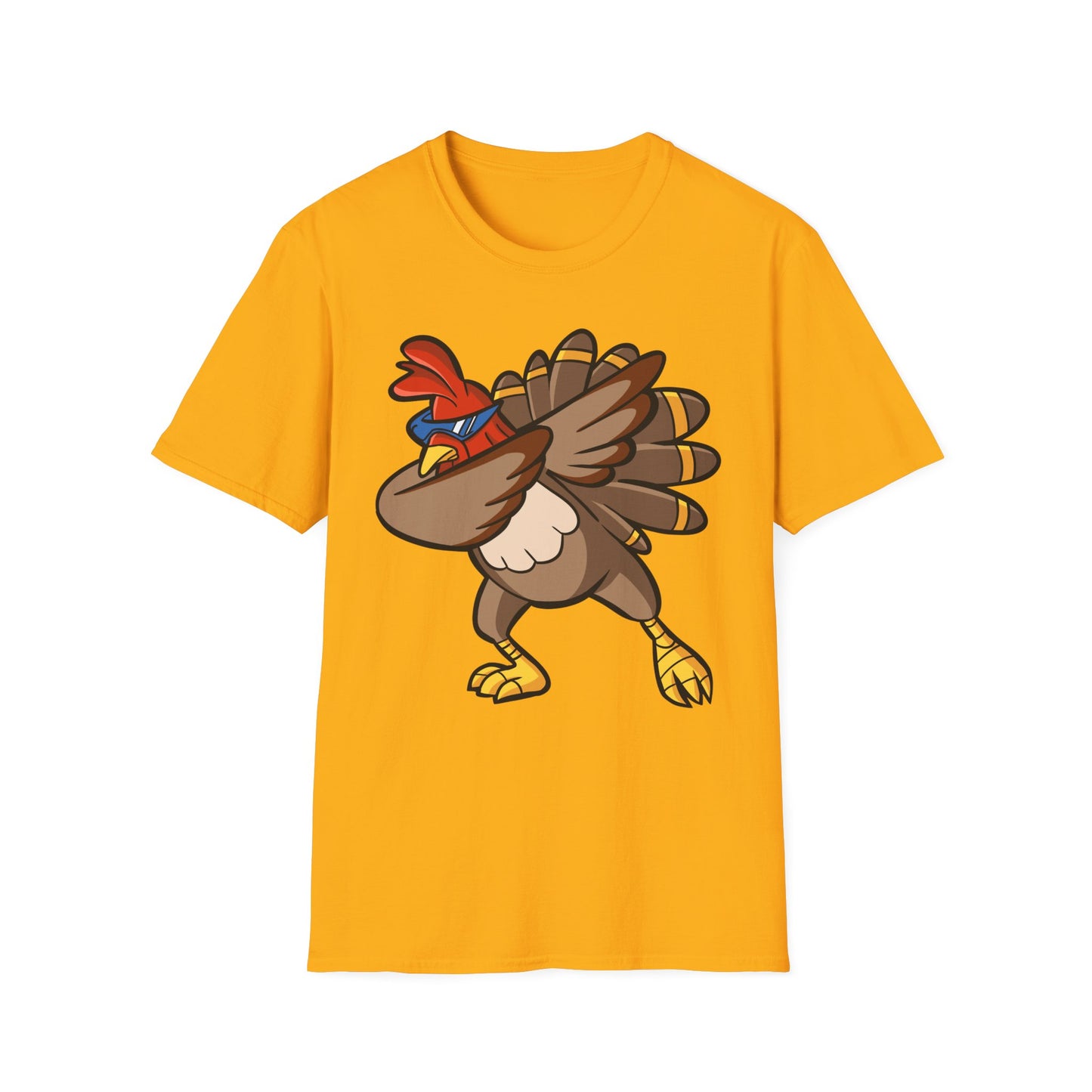 Funny Turkey Dance Unisex Softstyle T-Shirt – Perfect for Casual Wear & Gifts