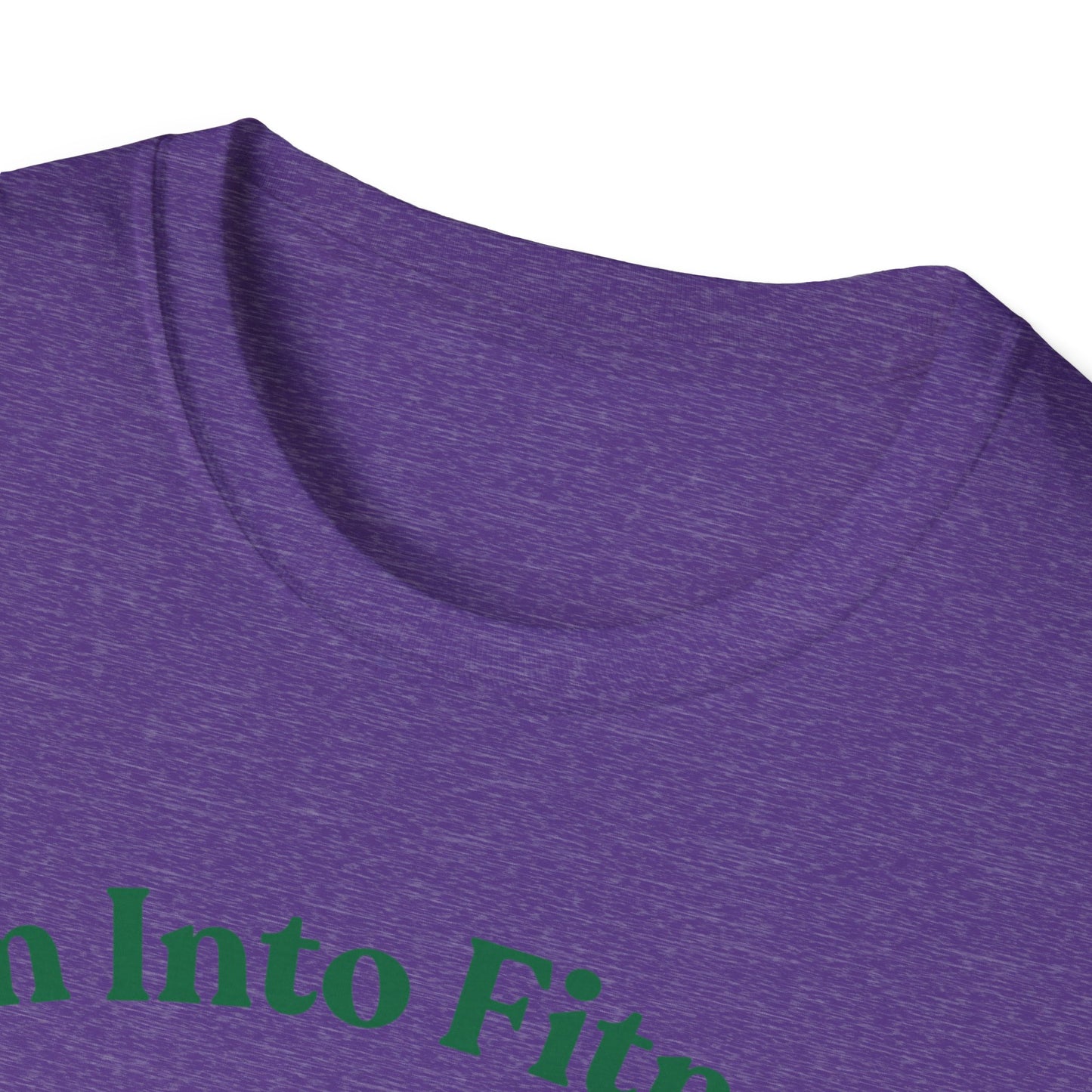 Funny Foodie Unisex Softstyle T-Shirt - "I’m Into Fitness" Burrito Design