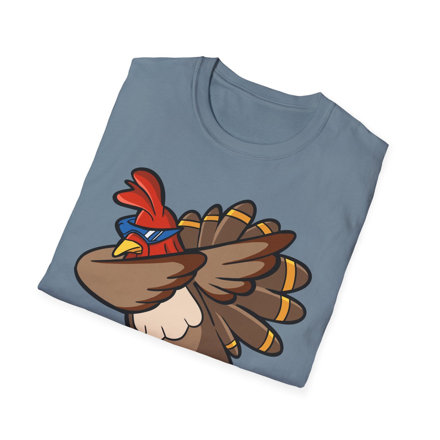Funny Turkey Dance Unisex Softstyle T-Shirt – Perfect for Casual Wear & Gifts