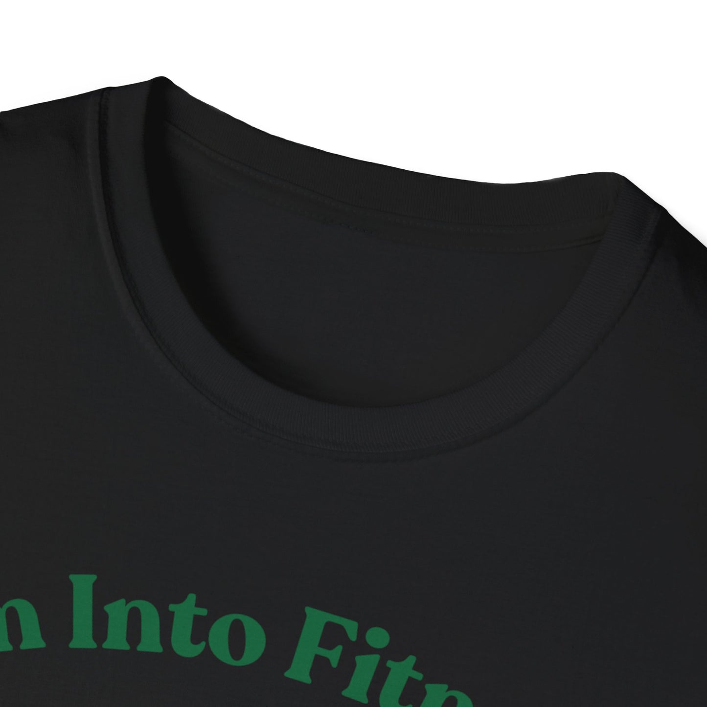 Funny Foodie Unisex Softstyle T-Shirt - "I’m Into Fitness" Burrito Design