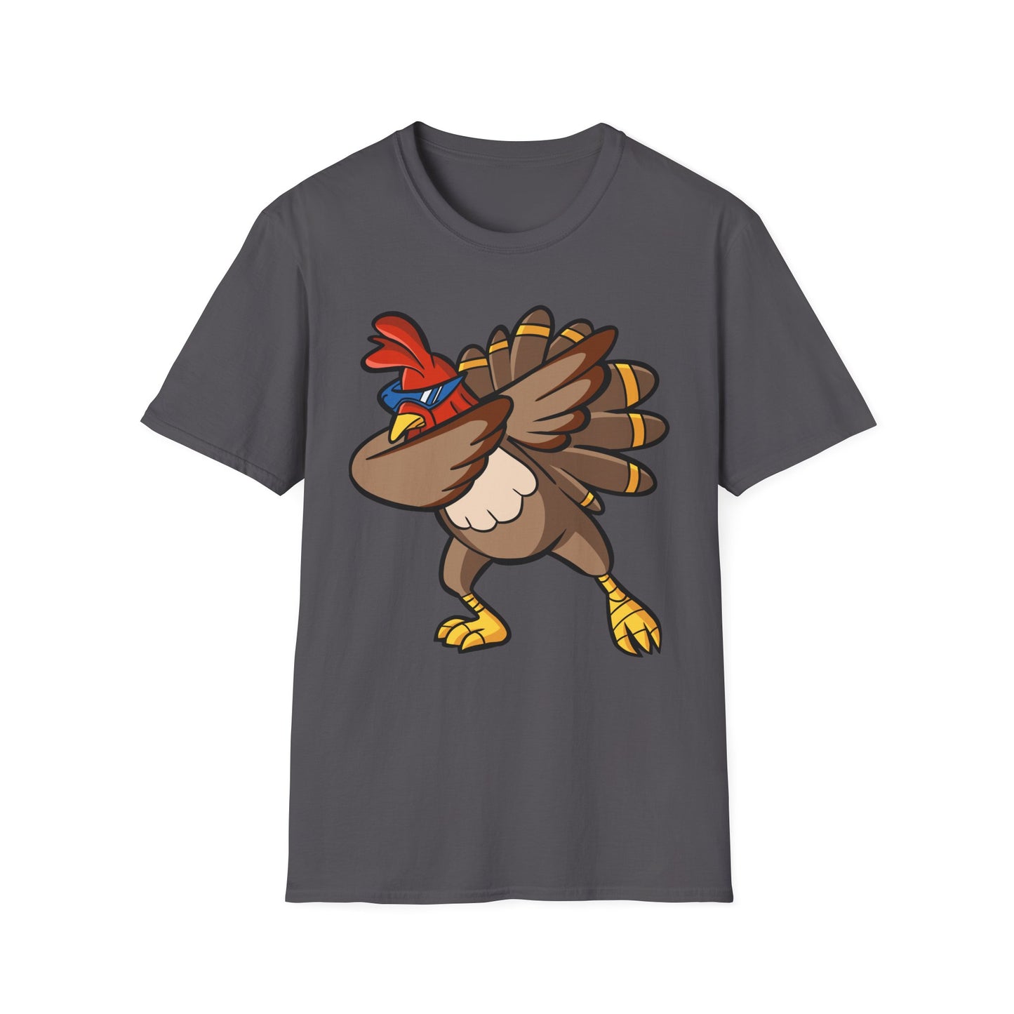 Funny Turkey Dance Unisex Softstyle T-Shirt – Perfect for Casual Wear & Gifts