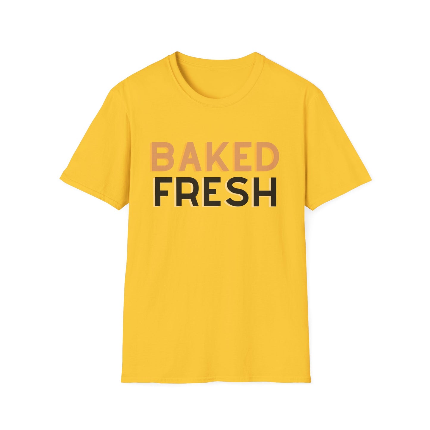 Baked Fresh Unisex Softstyle T-Shirt - Casual Bakery Inspired Tee