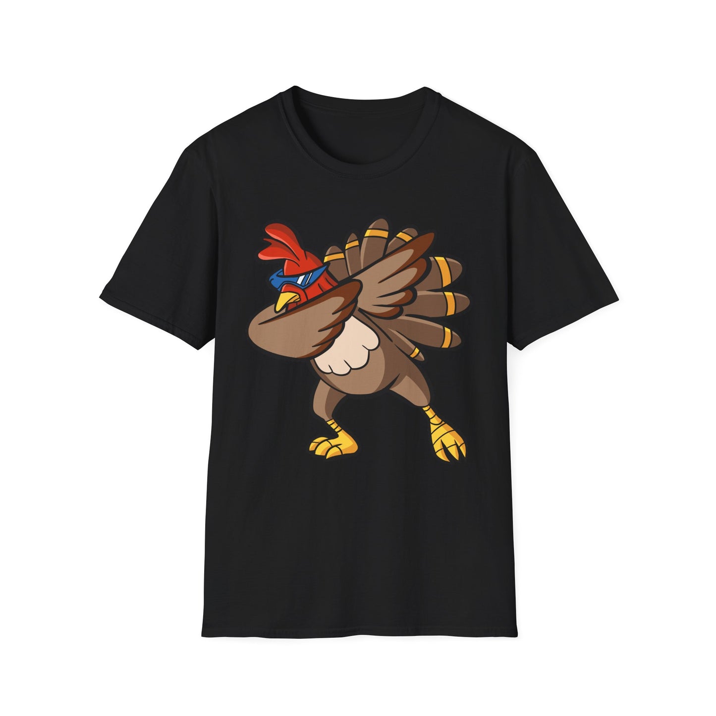 Funny Turkey Dance Unisex Softstyle T-Shirt – Perfect for Casual Wear & Gifts