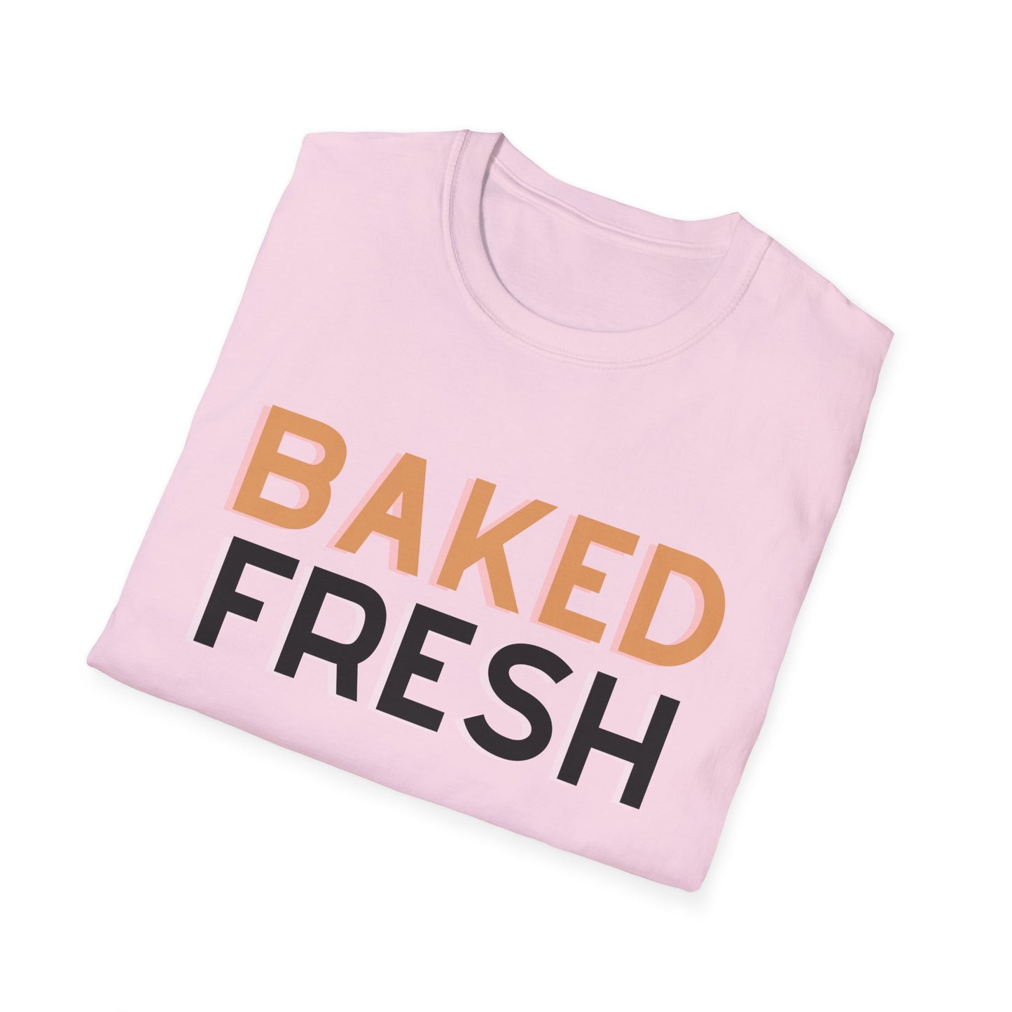 Baked Fresh Unisex Softstyle T-Shirt - Casual Bakery Inspired Tee